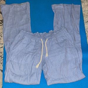 Roxy linen pants